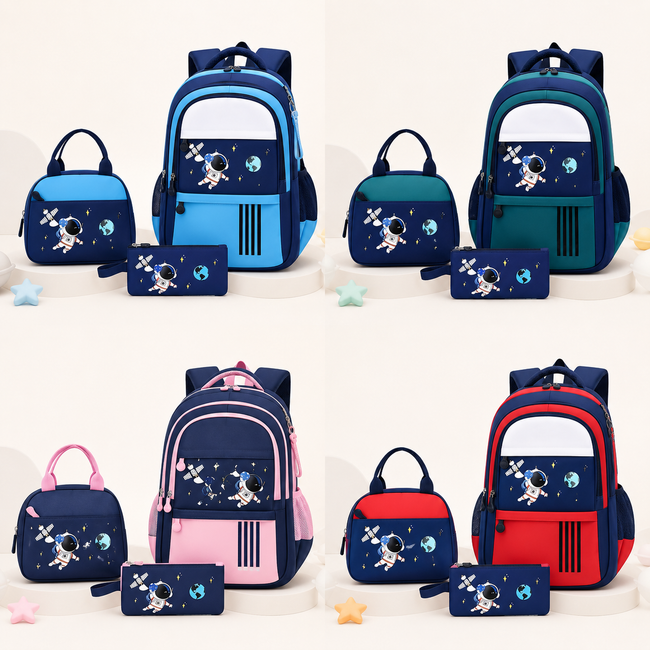 Pack Escolar Espacial de 3 Piezas