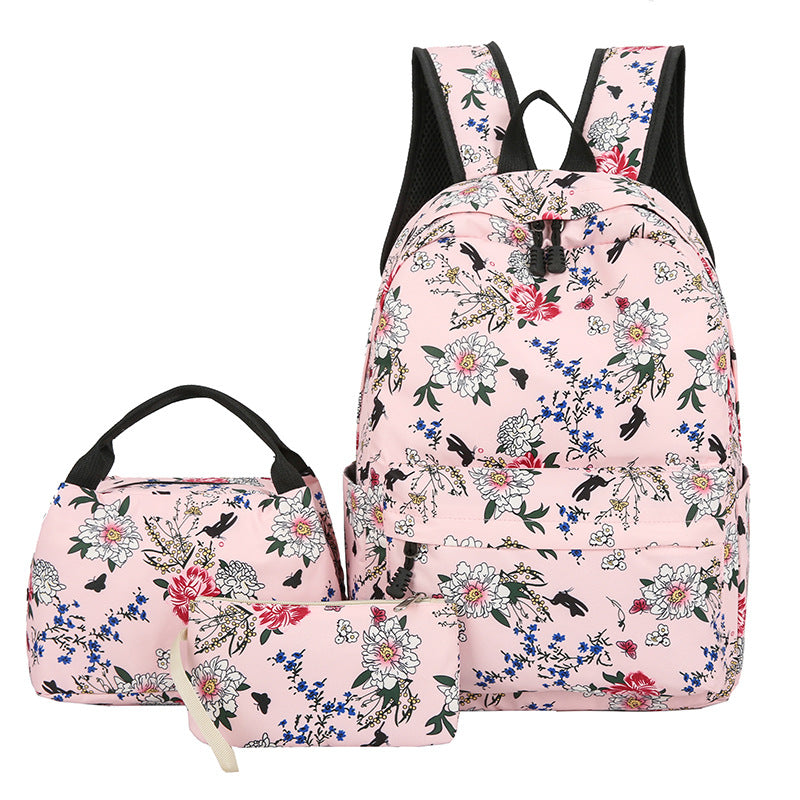 Pack Escolar Floral de 3 Piezas