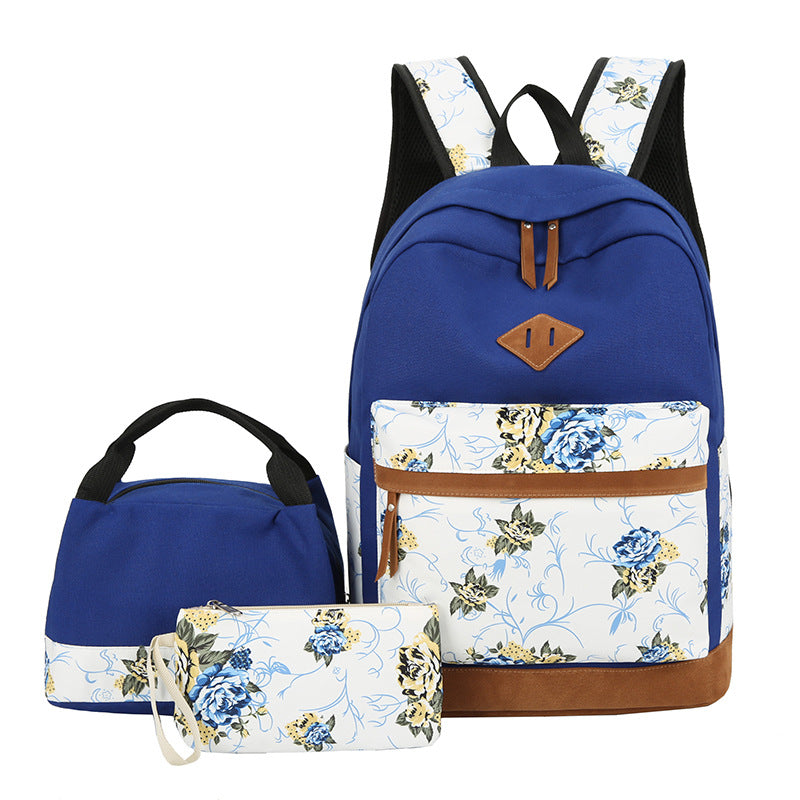 Pack Escolar Floral de 3 Piezas